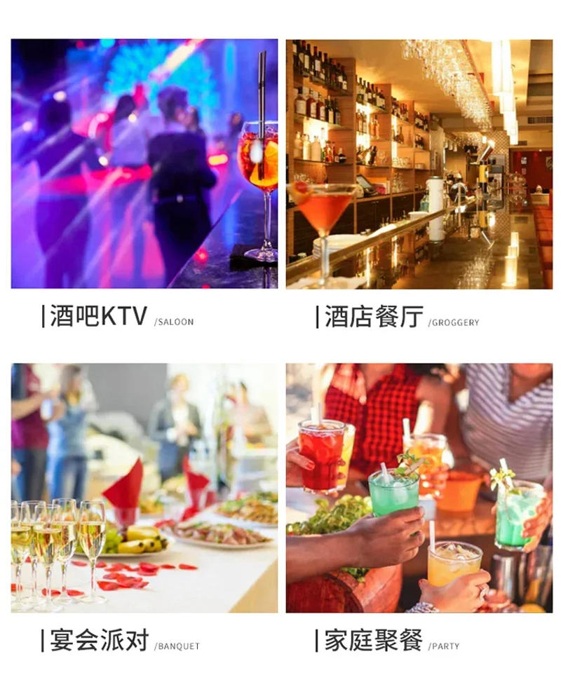 Description Picture 4 of itemCreative 50pcs Cute Animal Disposable Degradable Paper Eco Friendly Straw Party Juice Cocktail Decorative Straw