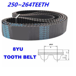 8YU 250-262T Synchronous Timing Belt Replacement Subsititute Transmission 8YU Belt Machine Tool Spindle Engine Belt 8YU 10-85mm