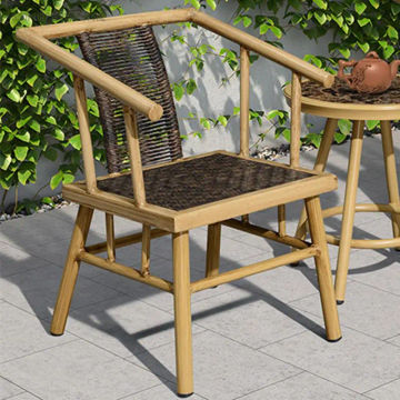 Cane Three-piece Old Tea Table Chair Outdoor Contemporary And Contracted Leisure Tea Tables And Chairs The Balcony Tea Tables An