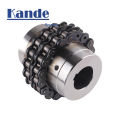 Kande Sprocket Gear Chain Coupler KC4016 14/15/16/17/18/19/20/22/24/25.4/28/30/32mm Chain Coupling Roller Chain Coupling