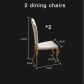 2 dining chairs