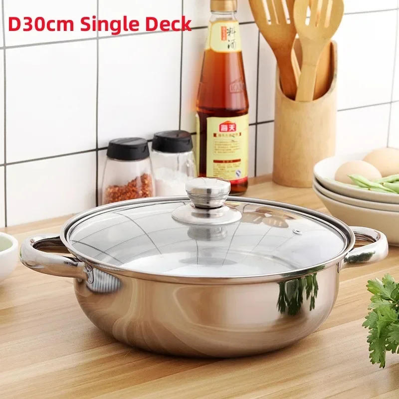 Description Picture 3 of item304 Stainless Steel Double Boiler Steam Pot Rice Noodle Roll Steamer Soup Pot Steamed Buns Cake Boilers Kitchen Tools Cookware