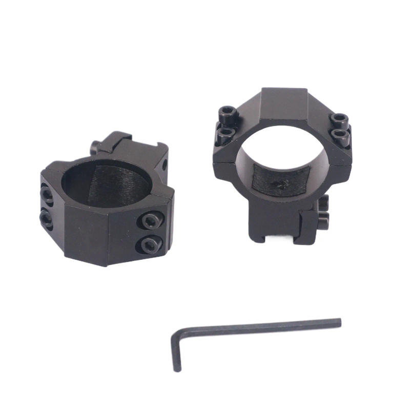 Description Picture 3 of item2pcs A Pair Scope Mount 30mm Ring 11mm Dovetail Rail Aluminum Bracket Clamp