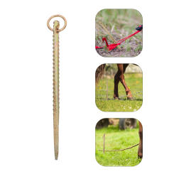 Tent Ground Pegs Anchor Cattle Tie Out Stake Heavy Duty Metal Spike Dog Stakes for outside Iron