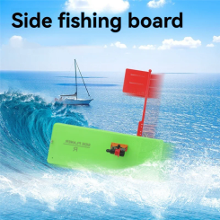 XFDZ-Fishing Planer Board ABS Bottom Angle Adjustable Trolling Push Button Splashing Float Boat Fishing Accessory L