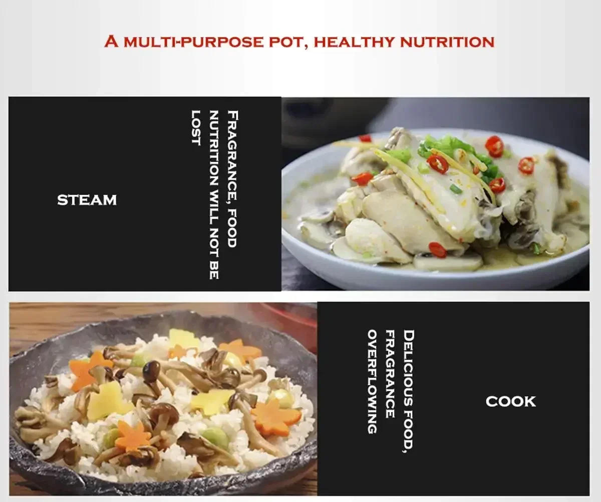 Description Picture 4 of item3/4/5L Aluminium Alloy Kitchen Pressure Cooker Gas Stove Cooking Energy-saving Safety Protection Outdoor Camping Cookware