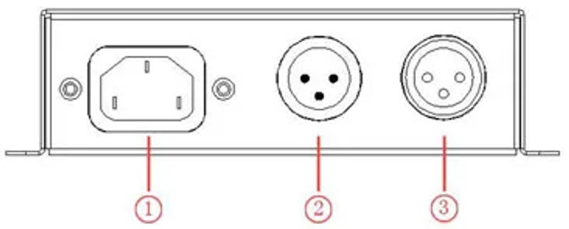 Description Picture 4 of itemDmx LED Lights Strip Controller 512,Dmx Signal Distributor LED Amplifier Splitter DMX121 Signal Repeater for DMX Controllers
