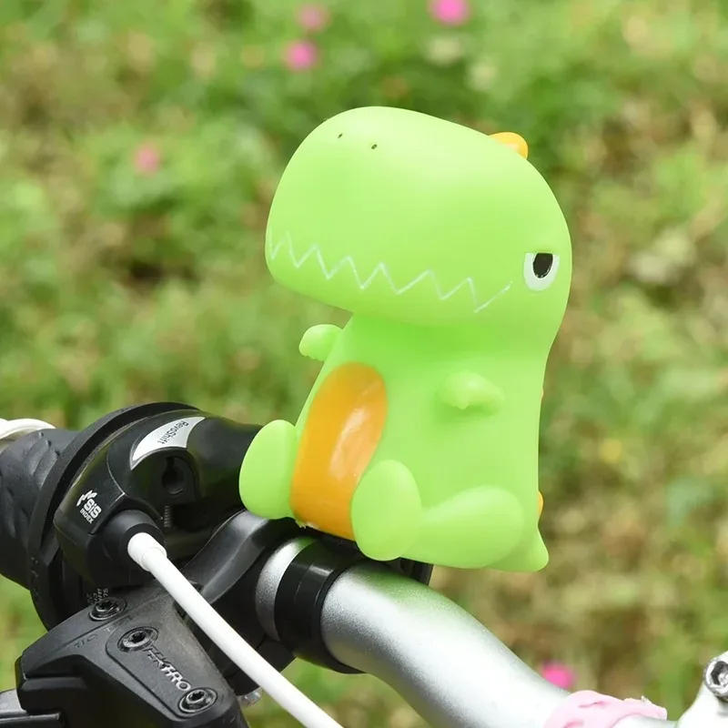 Description Picture 2 of item1/2PCS Cartoon Dinosaurs Unicorn Air Horn Children Balance Bike Scooter Bell Super Loud Bicycle Bell Bicycle Accessories