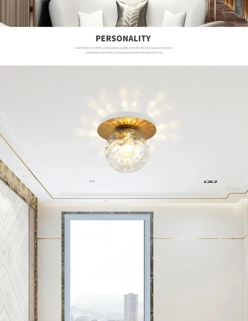Description Picture 5 of itemModern LED E27 Ceiling Light Ceiling Lamps for Restaurant Bedroom Living Room Aisle Corridor Balcony Decoration Home Decor