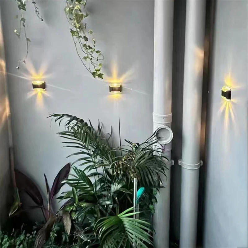 Description Picture 5 of itemSolar Up And Down Wall Lights;Outdoor Waterproof LED Step Light;Solar Fence Lights For Outdoor Yard Garden Lawn Patio Courty