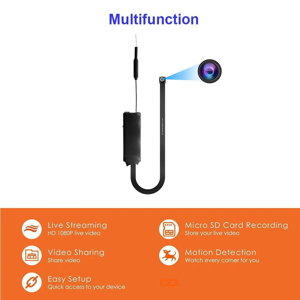 Description Picture 4 of itemDIY Wifi IP Camera HD 1080P Home Office 24/7 Security Protection Video Surveillance Camera Wireless DIY Install Mini Camcorders