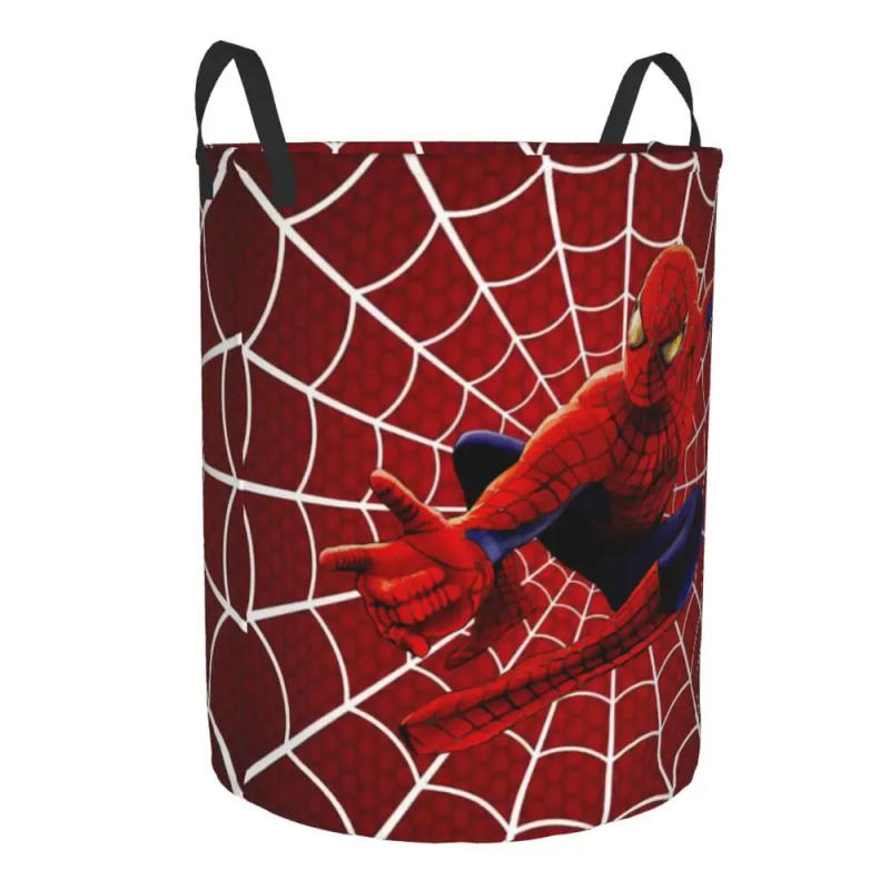 Description Picture 3 of itemCustom Spiderman Gesture Laundry Basket Foldable Large Capacity Clothes Storage Bin Baby Hamper