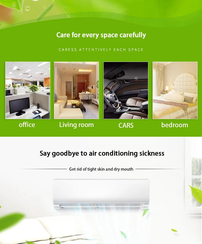 Description Picture 4 of item200ml USB Small Ball 7 Colorful Light Bass Noise Reduction Mushroom Humidifier Mini Wood Grain Round Hollow Aroma Diffuser