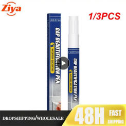 1/3PCS Ceramic Tile Floor Cleaner Seam Pen White Healing Brush Tool Fill Refresher Gap Beautification Pen Mould Proof Grout Pen