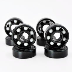 8pcs 608 RS Hybrid Ceramic Ball Bearing 8*22*7mm Roller Skate Skateboard Wheel Longboard 608RS Bearings