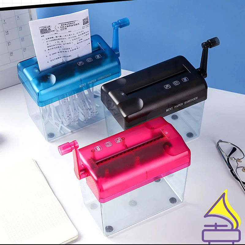 Description Picture 6 of itemMini Manual Paper Shredder A6 Office Document Destroyer Receipts Tickets Thick Cardstock Cutting Machine 17x15x9.5cm
