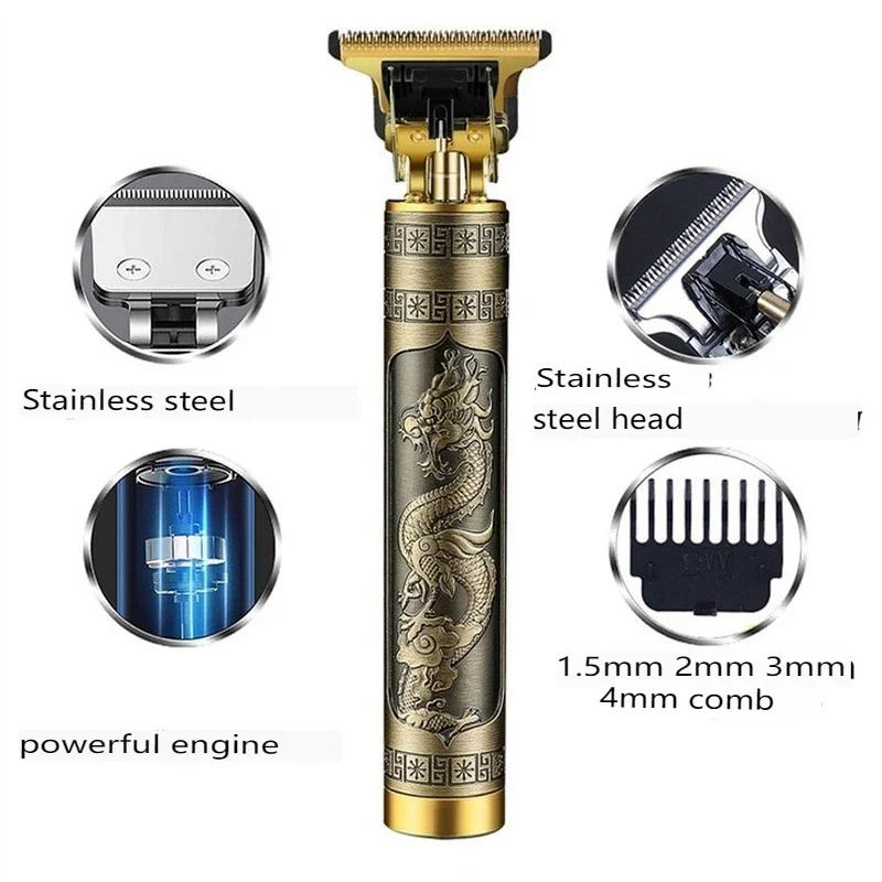 Description Picture 6 of itemGift Box Professional USB Rechargeable Razor High Quality Electric Shaver Trimmer Grooming Set Mobile Shaver For Men