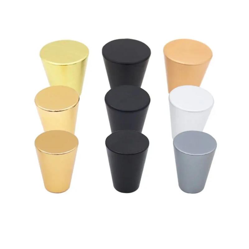Description Picture 5 of itemFashion Aluminum Alloy Furniture Handle Multifunctional Furniture Cabinet Knobs Cone Shape Hardware Drawer Pull Handles Cabinet