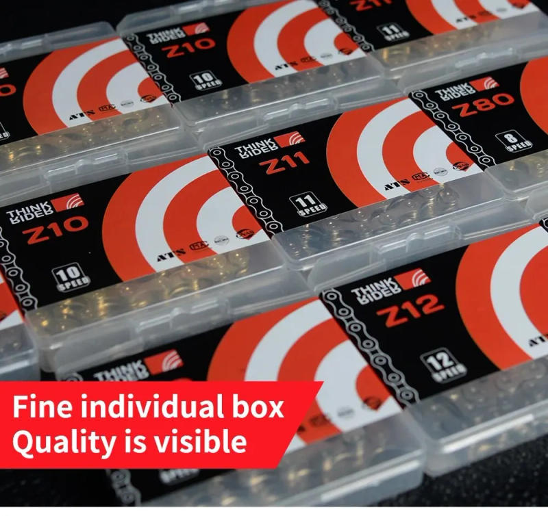 Description Picture 4 of itemThinkRider Bike Chain 6 7 8 Speed Velocidade Electroplated Silver Bicycle Chain Mountain Road Bike MTB Chains Part 116 Links