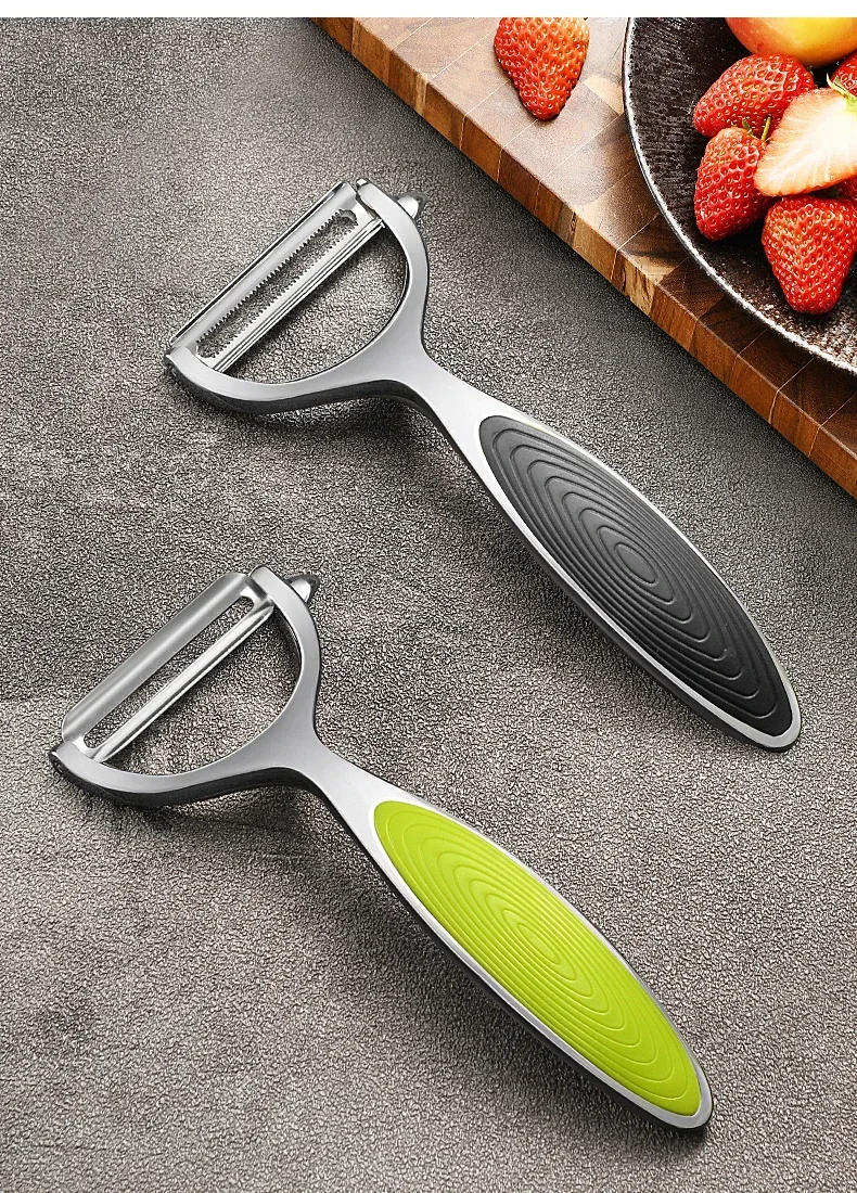 Description Picture 4 of itemMultifunction Vegetable Peeler 2In1 Stainless Steel Potato Peeler Carrot Grater Fruit Tools Kitchen Accessories Cuisine Bakeware
