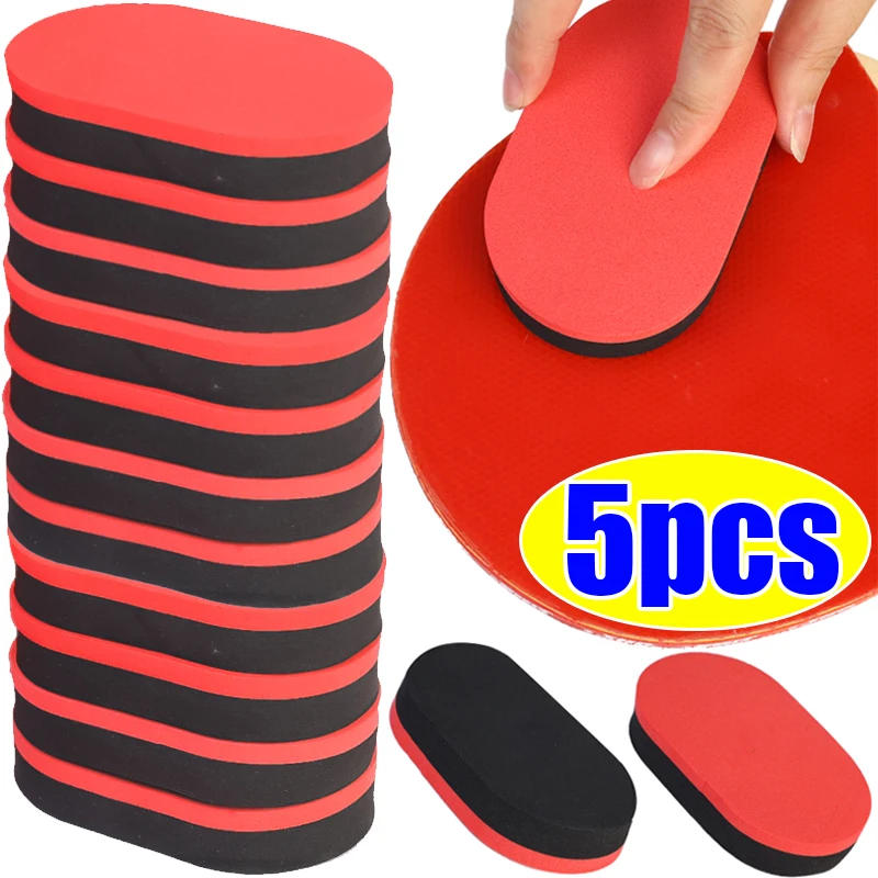 Description Picture 2 of itemPro Table Tennis Cleaning Brush Rubber Sponge Easy To Use Ping Pong Racket Rubber Cleaner Tennis Racket Care Accessories 5/1pcs