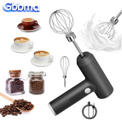 portable Handheld Electric Egg Beater Mini Battery Powered Milk Frother Coffee Drink Mixer Milk Foamer Kitchen Tools