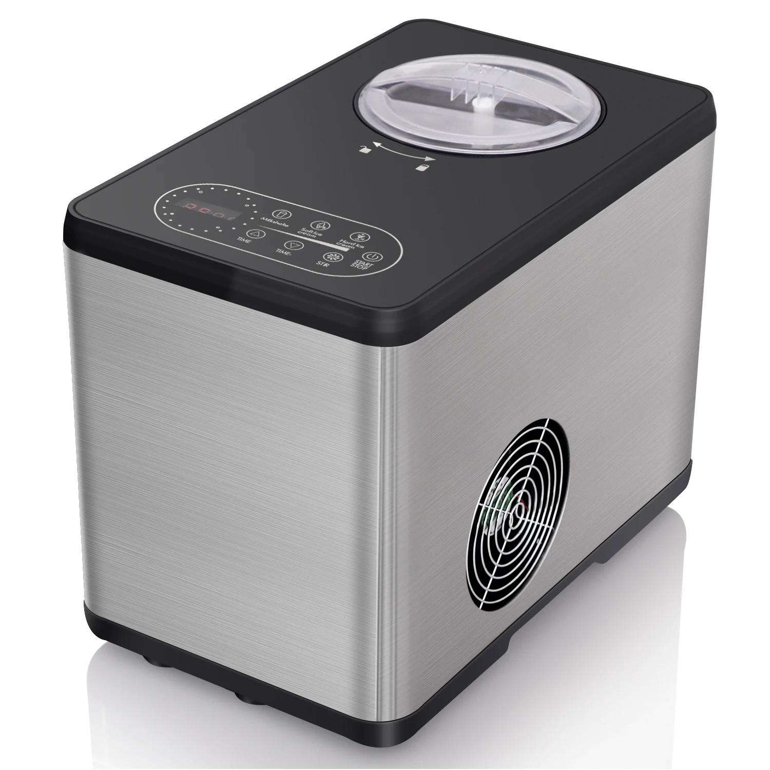 Description Picture 3 of itemHicon small ice cream machine direct manufacturer custom home healthy ice cream maker with compressor