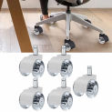 Heavy Duty Office Chair Wheels 5Pcs 360 Swivel Replacement Chair Casters Roller Wheel Computer Chair Wheel for Furniture Office