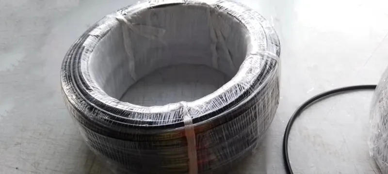 Description Picture 2 of item100M Decorative PVC Sheather Fiber optic cable Multi strands 42pcs*0.75mm in Black PE jacket PMMA Led Plastic String Light Decor