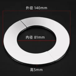 Stainless Steel Decorative Cover Faucet Pipe Gas Water Heater Cover Shower Cover For Gas Wall Boiler Extractors Exhaust Holes