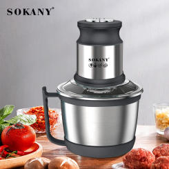 3L Electric Meat Grinder Food Processors Vegetable Chopper 800W Meat Mincer Mixer Crusher Blender for Kitchen 220V 믹서기 다지기 분쇄기