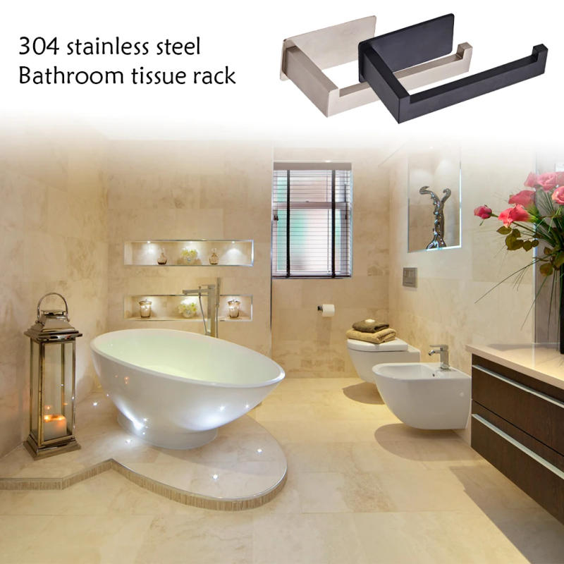 Description Picture 3 of itemBathroom Towel Rack Shelf Toilet Holder Bar Hook Brushed Nickel for Silver