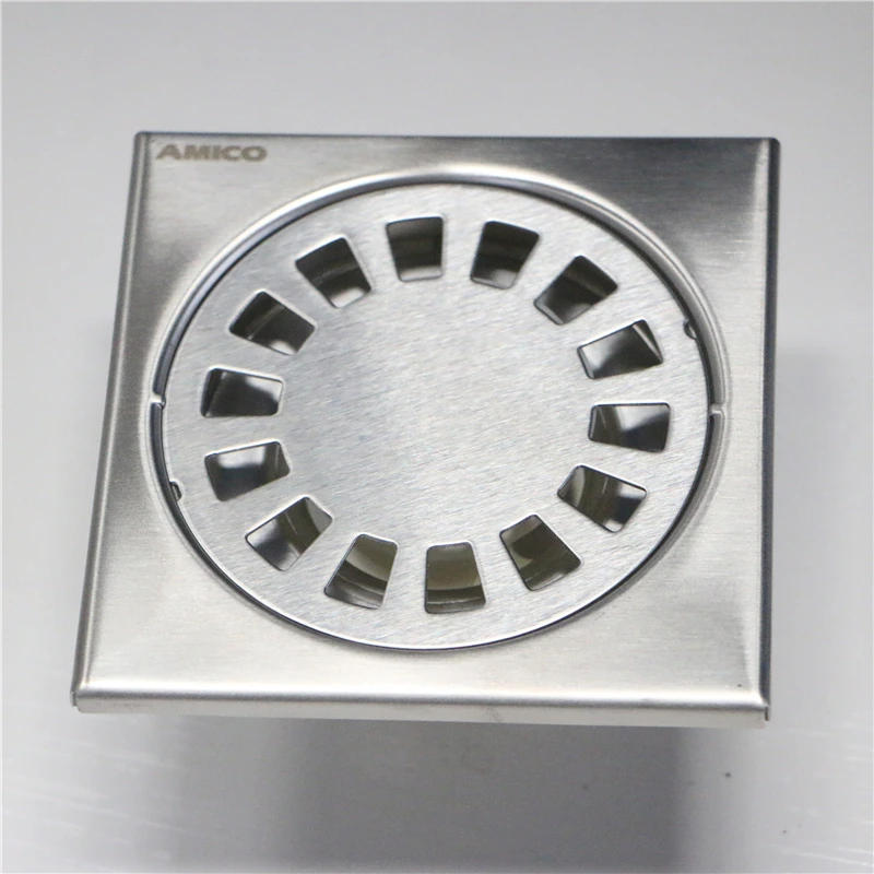 Description Picture 2 of item304 Stainless Steel Floor Drain Ordinary Bathroom Toilet Kitchen Balcony Dedicated To Prevent Odor Shower Drain Thick