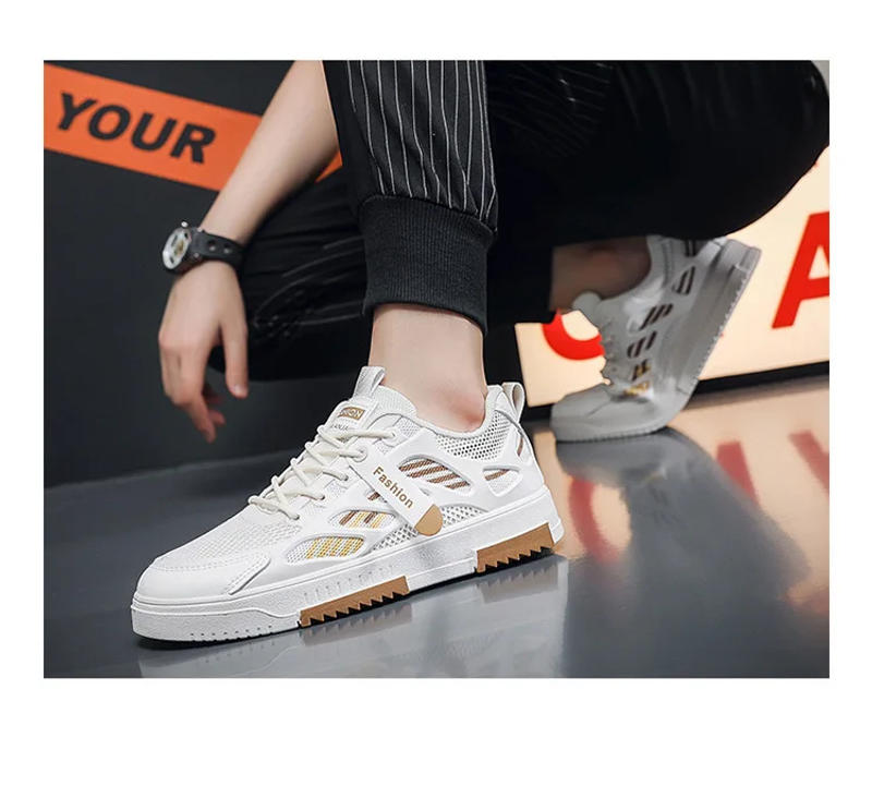 Description Picture 5 of itemMen Hiking Shoes New Fashion Waterproof Outdoor Sneakers for Men High Quality Casual Sneakers Male Non-Slip Outdoor