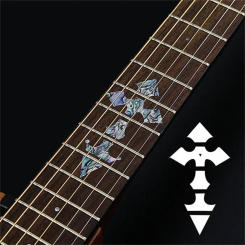 22 Styles Ultra Thin Inlay Guitar Decals Fretboard Sticker Music Instrument Decorations Electric Acoustic Guitar Bass Accessory