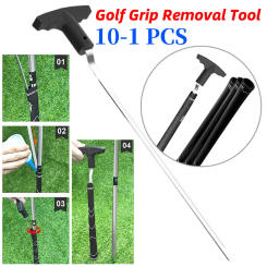 Golf Grip Removal Tool Reusable Golf Club Grip Tool V-Groove Grip Remover Saver Protective Grip Removal Tool for Outdoor Sports