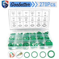 270Pcs Rubber O Ring Set Gaskets Seal Nitrile Rubber Bands High Pressure O-Rings Repair Kit Sealing Elastic Band O Rubber Rings