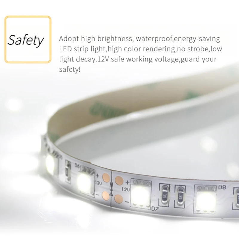 Description Picture 3 of itemMakeup Mirror with LED Light,Metal Frame Bathroom Mirror with Bluetooth Function,Touch Control and Body Sensor Switch Light,IP44