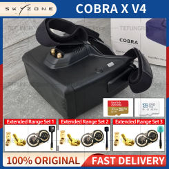 SKYZONE Cobra X V4 1280x720 Goggles/SD 800x480 5.8G 48CH Receiver Head Tracker DVR FPV Goggles Helmet With HDMI For RC FPV Drone