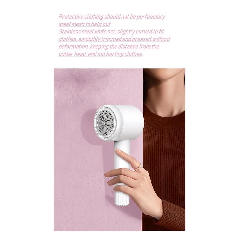 Description Picture 6 of itemPortable Lint Remover Hair Ball Trimmer Sweater Remover Leaf Cutter Head Mini Motor Trimmer
