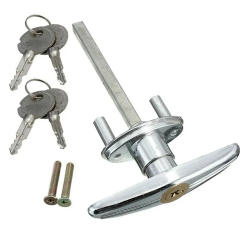 Garage Door Lock With T-lock Handle For Caravans Trailers Roller Shutter Door Lock Home Safety Latch Door Hardware Accessories