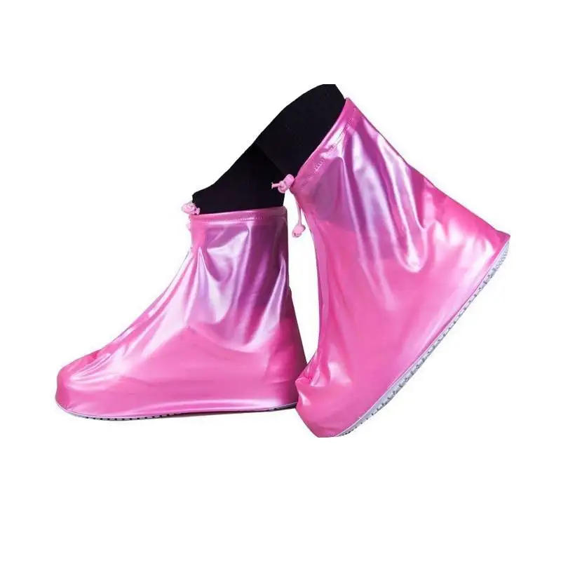 Description Picture 2 of itemWaterproof rain boots cover, anti-skid, thickened, wear-resistant water shoes, snow-proof shoes cover, riding high drum, rain-pr
