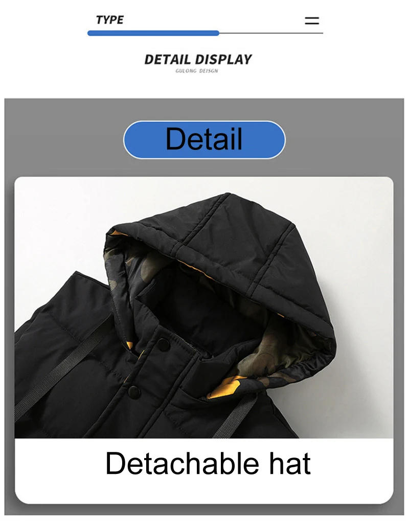 Description Picture 6 of item2024 Fashion Men's Vest Cotton Padded  Autumn and Winter Sleeveless Jacket Casual Solid Plus Size 5XL High Quality Waistcoat