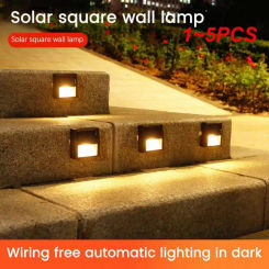 1~5PCS Solar Lights Replacement Top 8cm Solar Lantern Parts Solar Panel Powered Lantern Lid Lights For Outdoor Pathway Yard