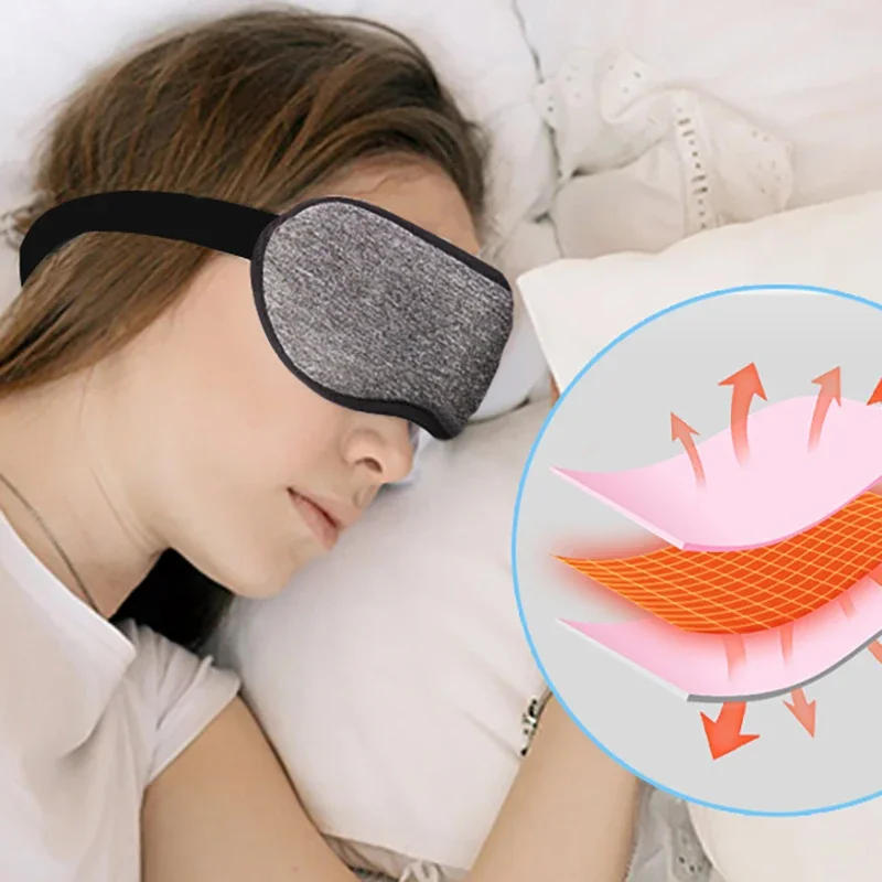 Description Picture 5 of itemUSB Steam Eye Mask Electric Heating Hot Compress Intelligent Heating Sleep Shading 3D Eye Protection