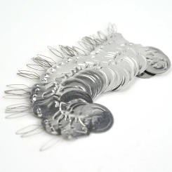 100 Pcs Thread Heater Needle Threader & Crafts Sewing Tool Wire Loop Small Eyes