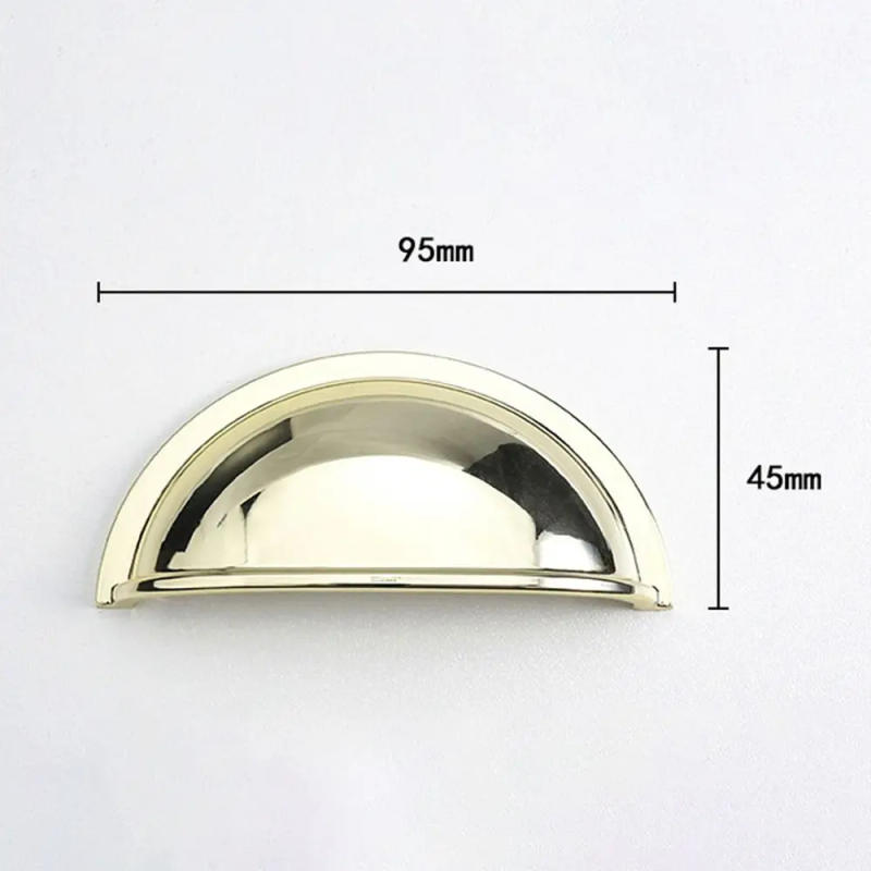 Description Picture 3 of itemNew Zinc Alloy Shell Cabinet Handle Shell Style Multifunctional Furniture Knobs Hardware Furniture Drawer Pull Handles Cabinet