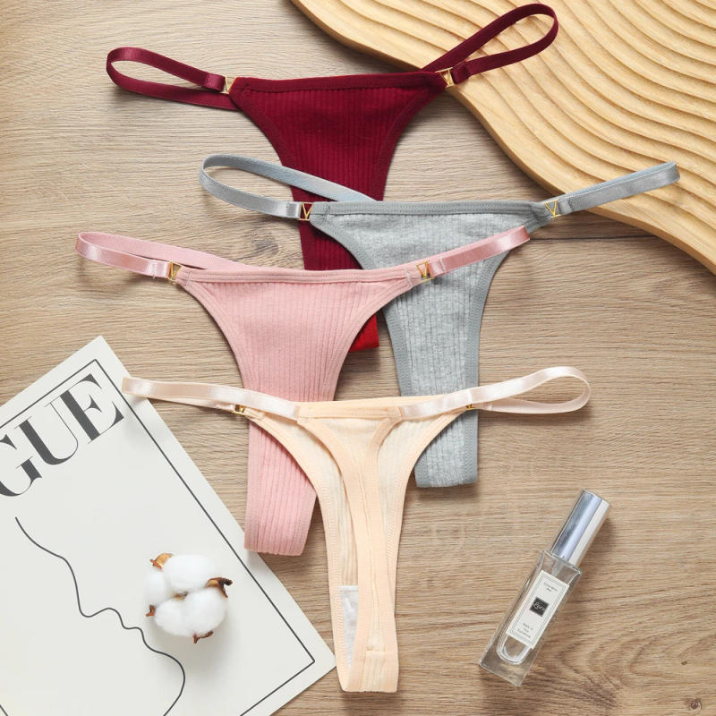 Description Picture 5 of itemSexy Women's Panties Underwear Cotton Thong Panties Low Waist G-String Panties Women's Cotton Briefs Lingerie Underwear