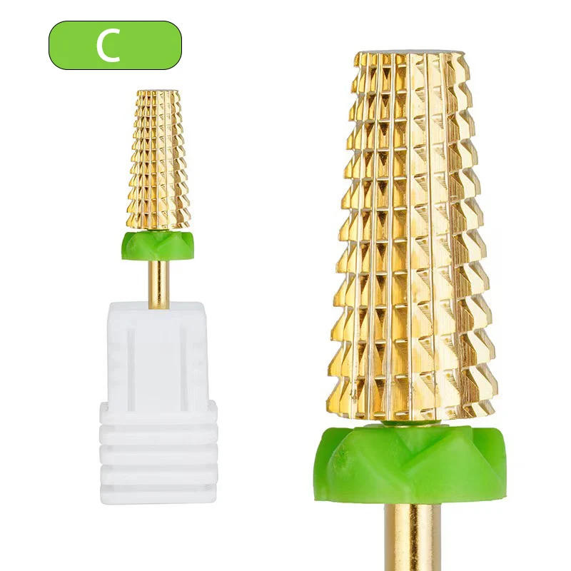 Description Picture 4 of item5 in 1 Tungsten Carbide Nail Drill Bits Milling Cutter For Manicuring Electric Nail Drill Machine Efficient Nail File Remove Gel