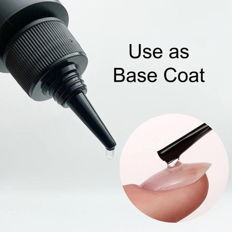 Description Picture 5 of itemJillnails 60ML Nail Glue Base Coat for False Nails Tips Rhinestones Gel 3 in 1 Clear Extra Strong UV LED Lamp